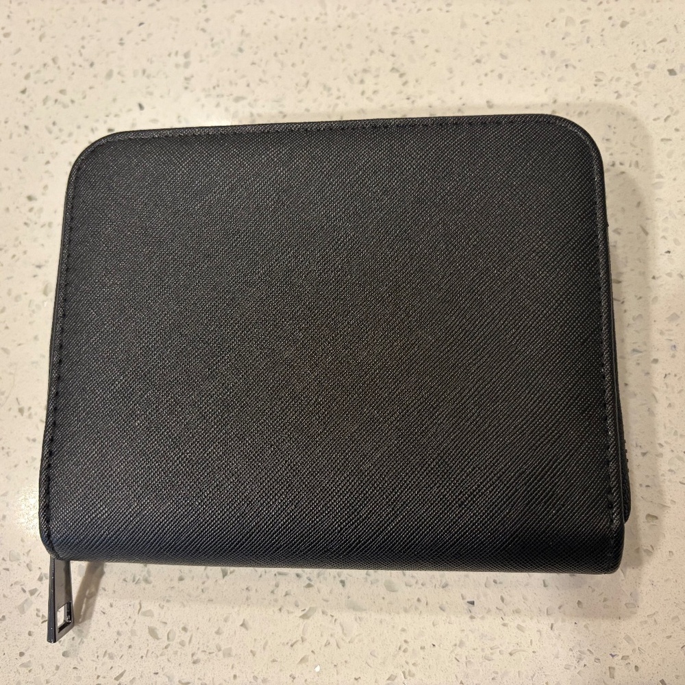 The Aesthetic Dollar A7 Blackout Saffiano Wallet